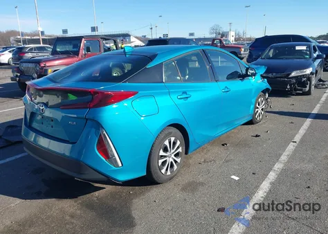 2020 Toyota Prius Prime Xle from USA, damaged, VIN JTDKARFP4L3158021